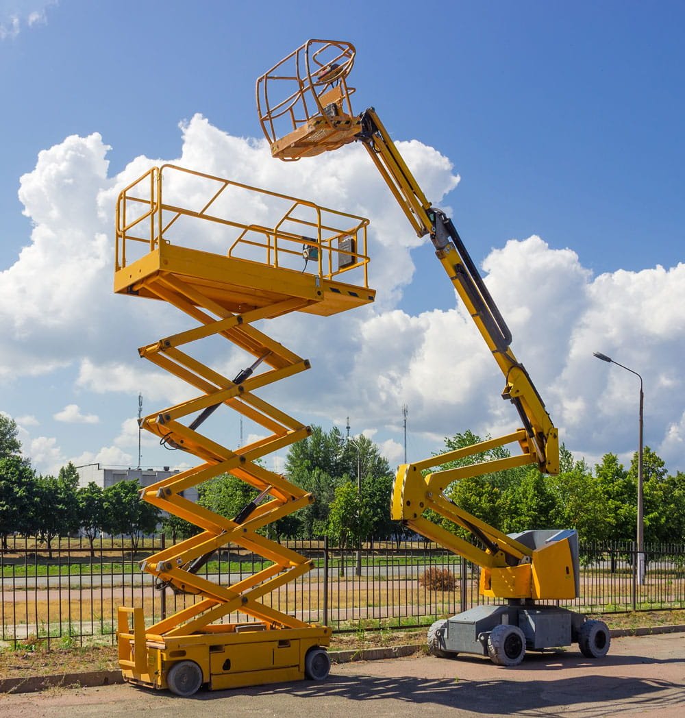 scissor lift and boom lift
